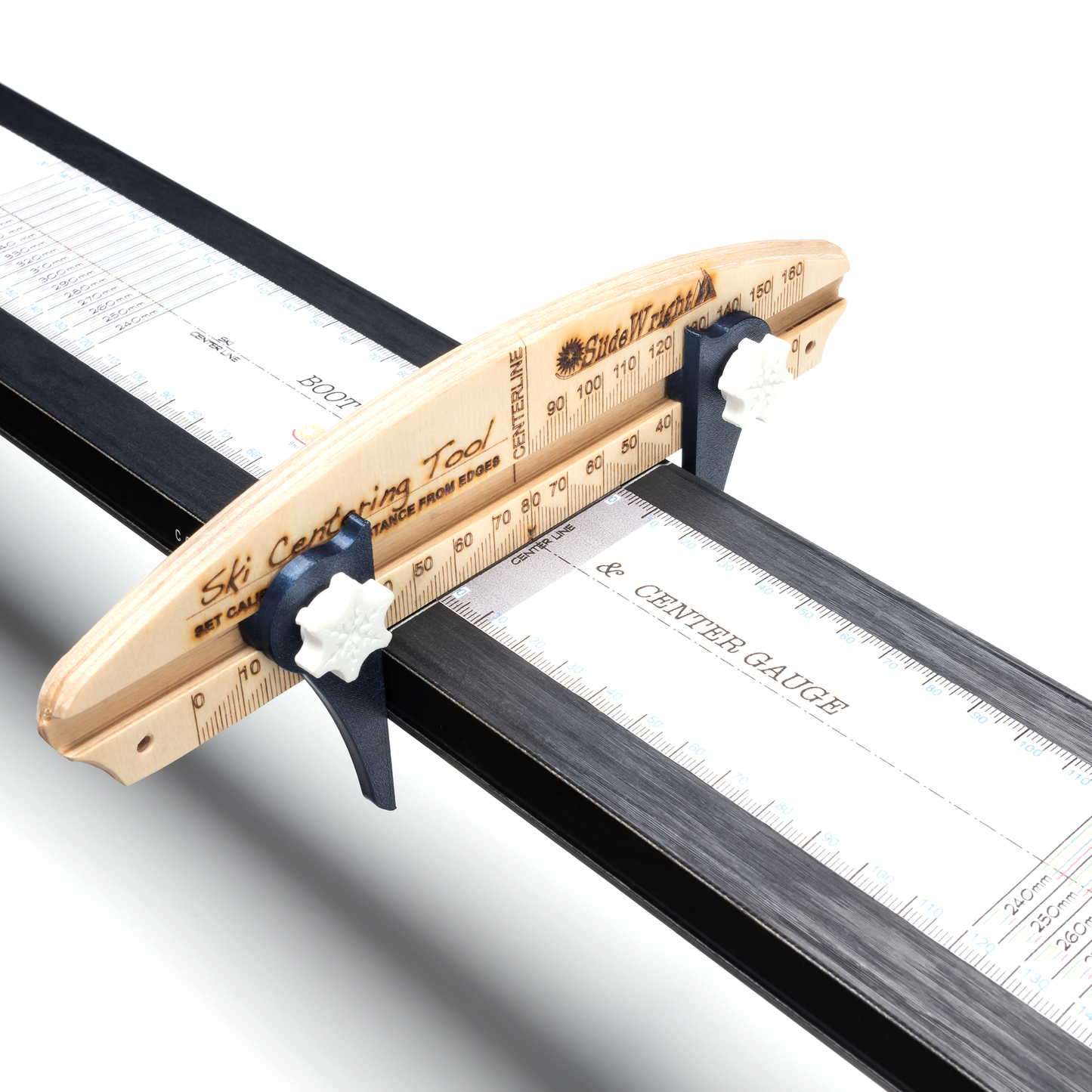SlideWright Wood Ski Centering Tool & Calipers