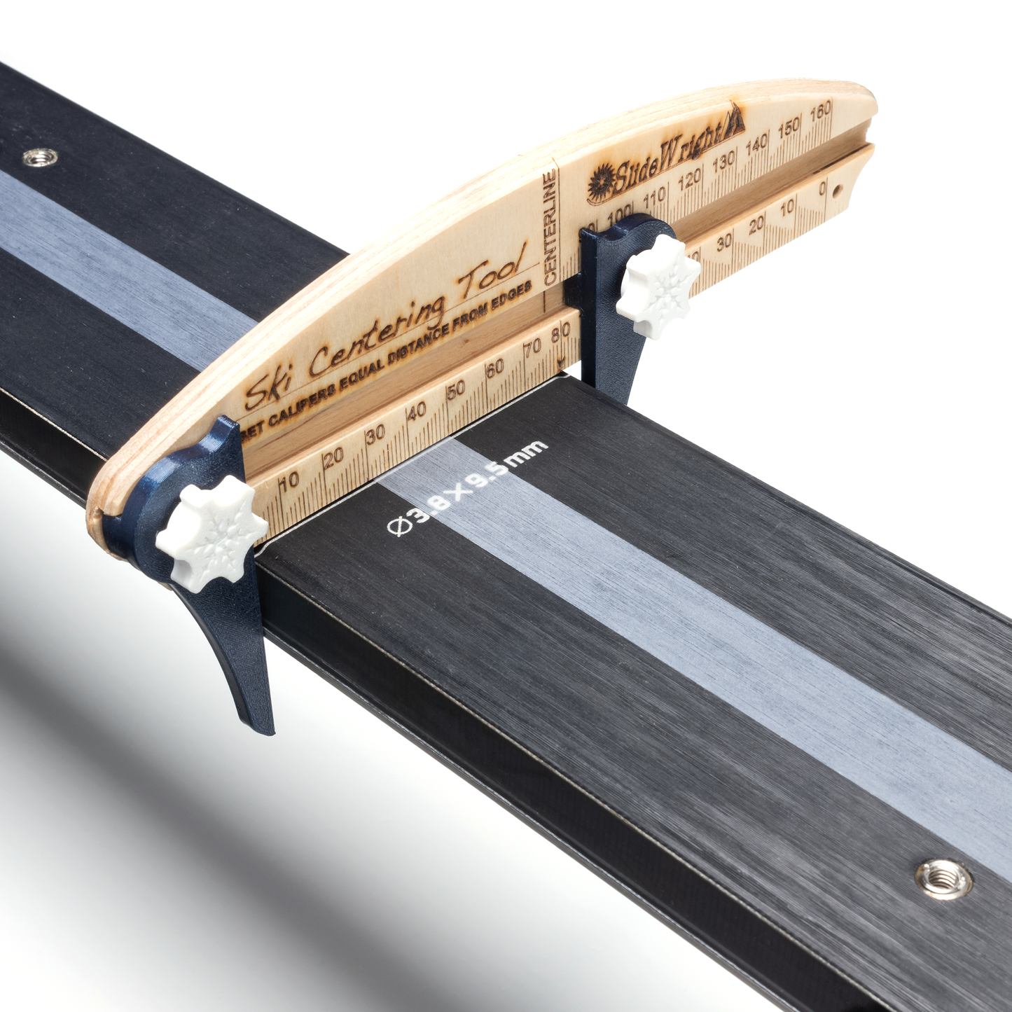 SlideWright Wood Ski Centering Tool & Calipers