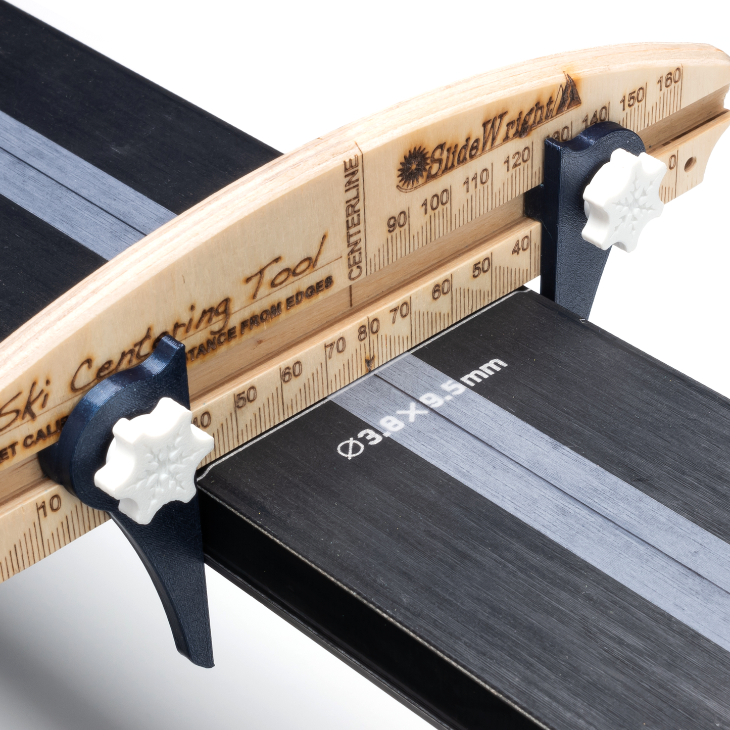SlideWright Wood Ski Centering Tool & Calipers