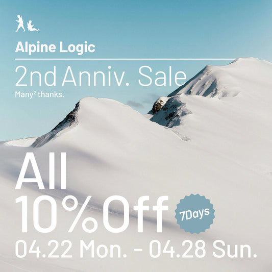 Alpine Logic 2nd Anniv. / GW の営業に関して