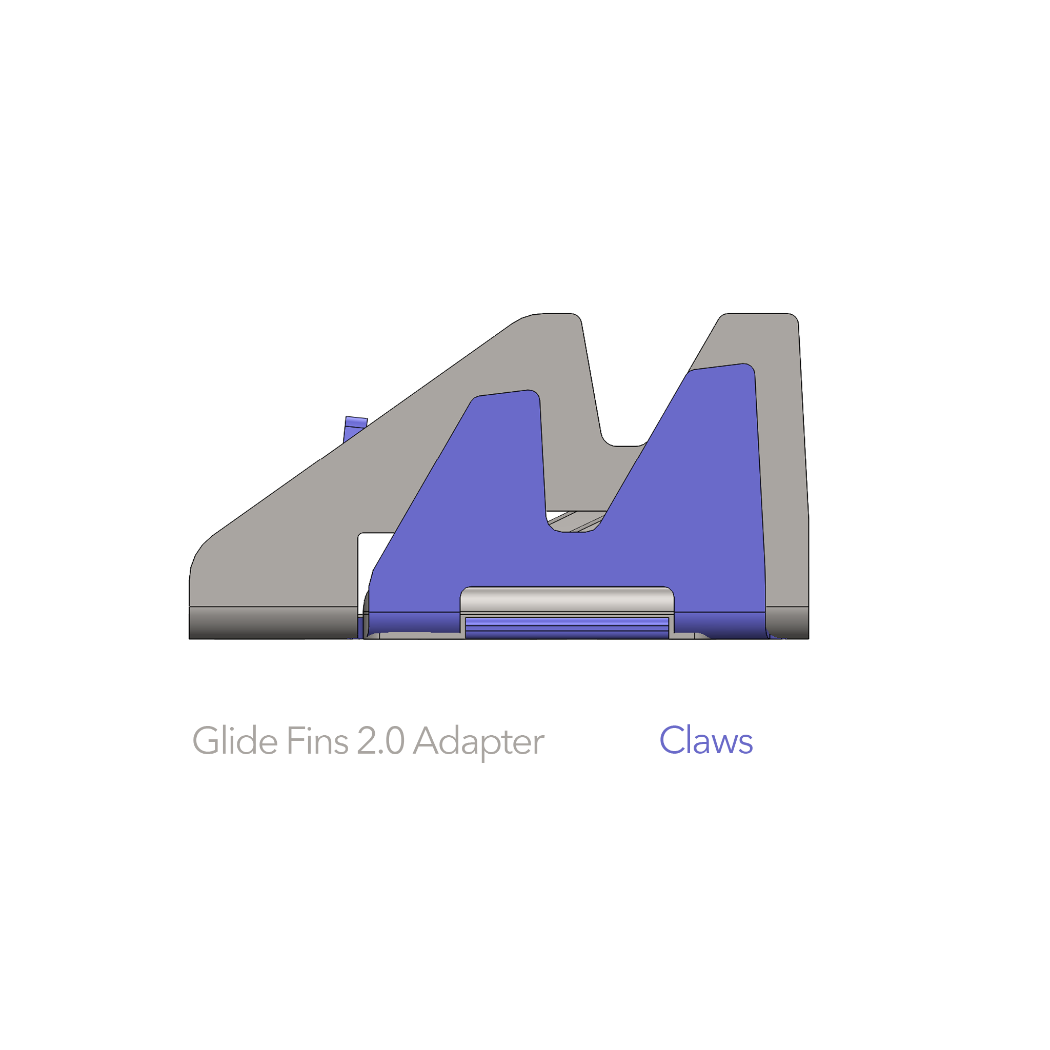 SKEATS™ Glide Fins 2.0 Adapter – Alpine Logic