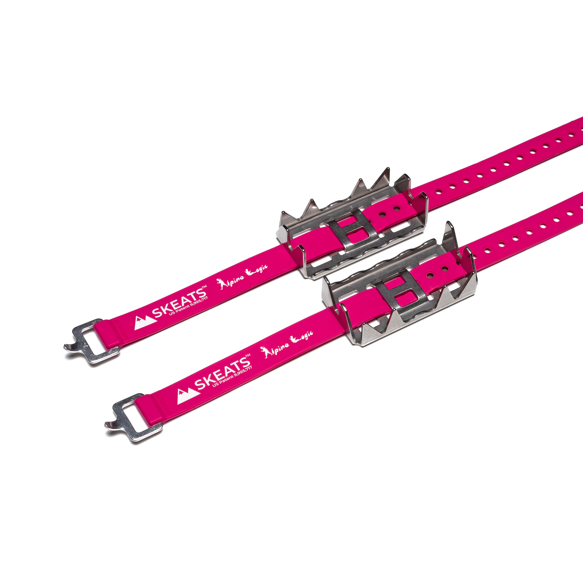 【新品】SKEATS Claws AlpineLogic クランポン 85mm skeats_claws_85mm_al_pink_fron