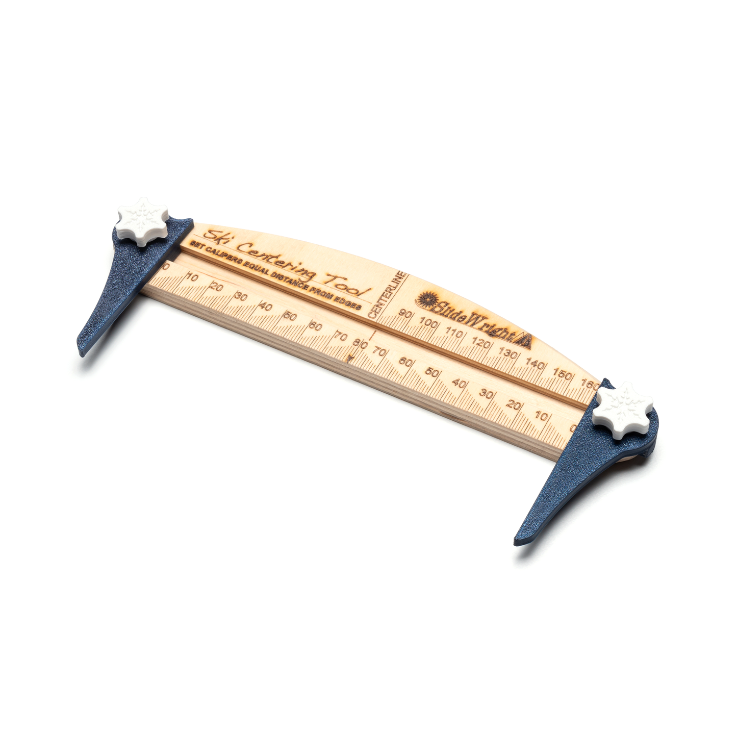 SlideWright Wood Ski Centering Tool &amp; Calipers